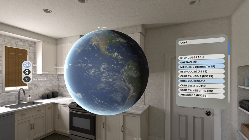 Screenshot of Terra Sync - Satellite Tracker