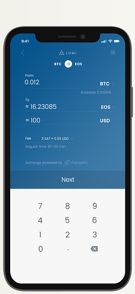 Lumi wallet
