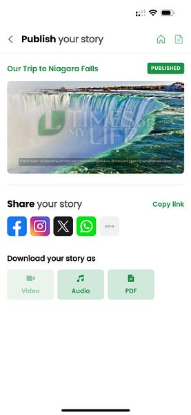 Times of My Life Native App