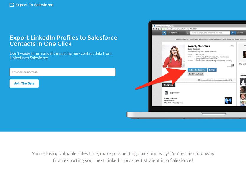 Export To Salesforce