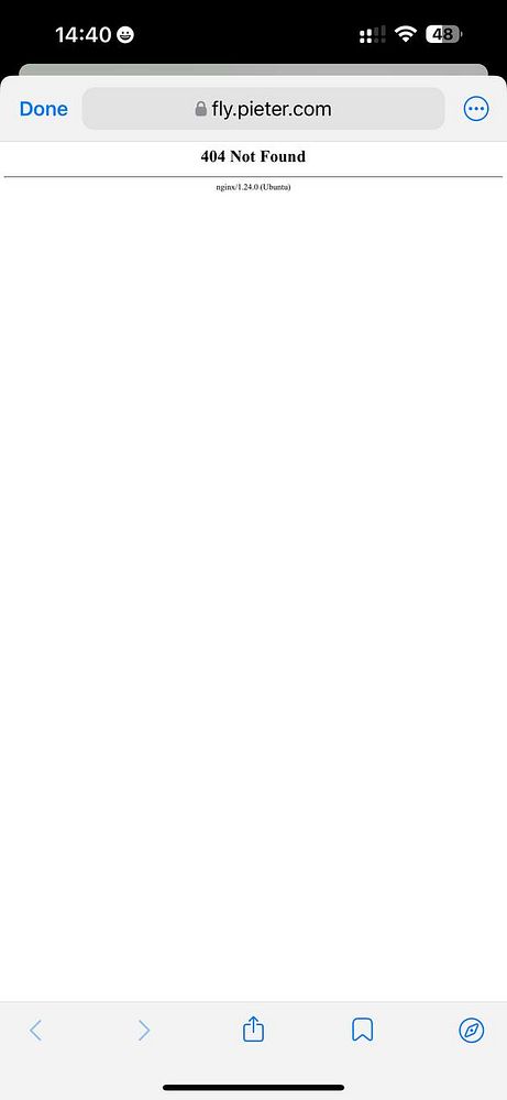 A 404 error page from the Nginx web server.