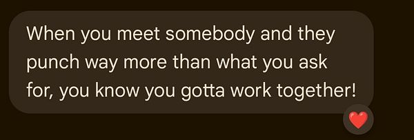 A motivational quote about collaboration and exceeding expectations is displayed on a dark background.