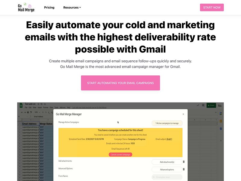 Go Mail Merge
