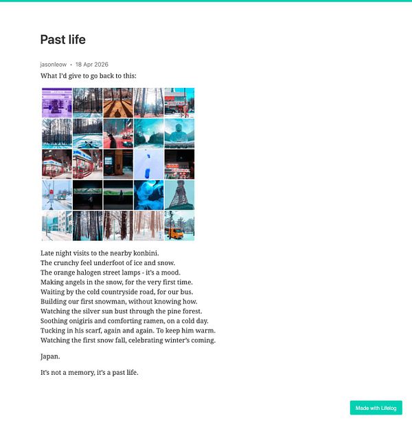 A surreal portrait depicts a young man with both realistic and abstract elements symbolizing a past life experience.