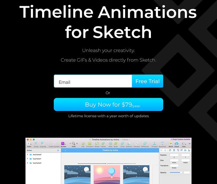 Timeline for Sketch