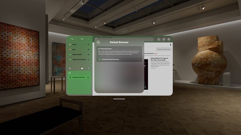 Screenshot of Emerald Browser