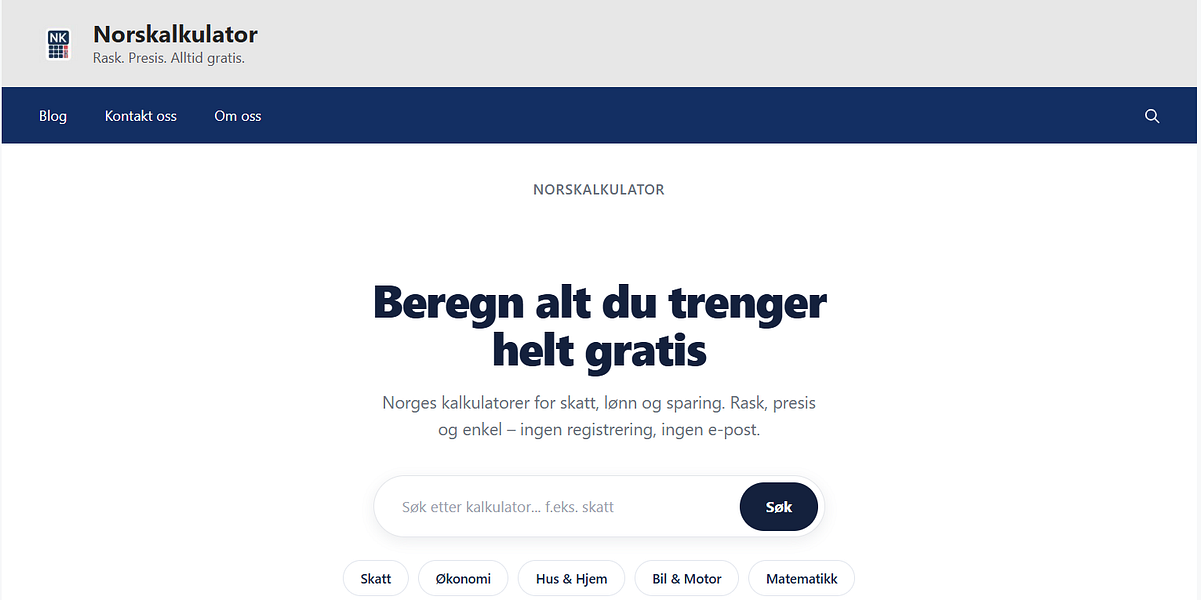 Norskalkulator
