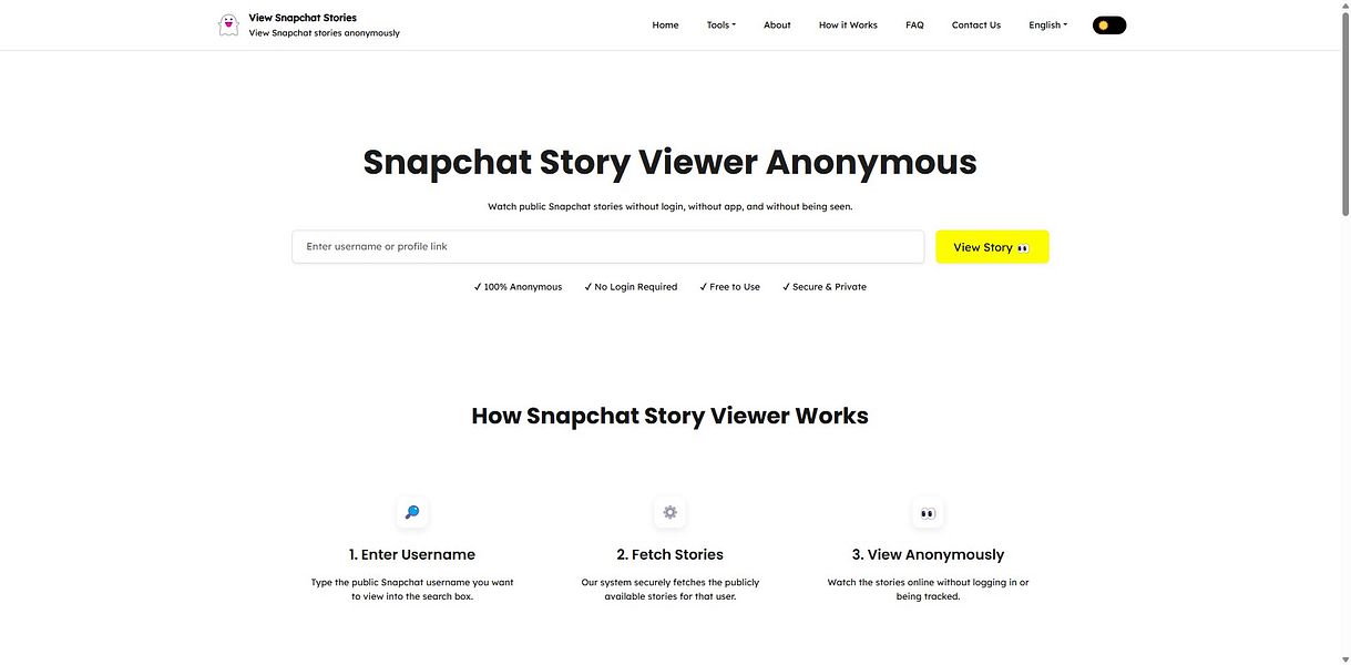 ViewSnapStories