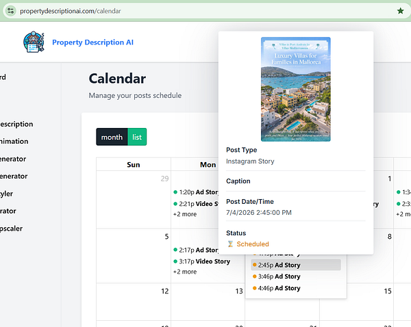 A Mediterranean villa with a swimming pool overlooking a scenic coastal landscape under clear blue skies.