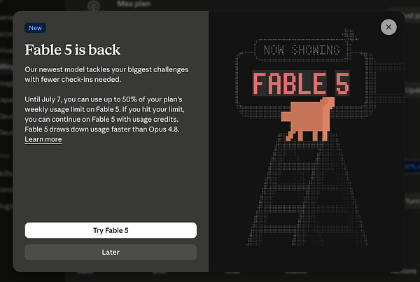 Screenshot of a webpage showing available subscription plans for a max plan upgrade including the 20x plan option.