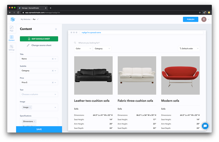 SpreadSimple
