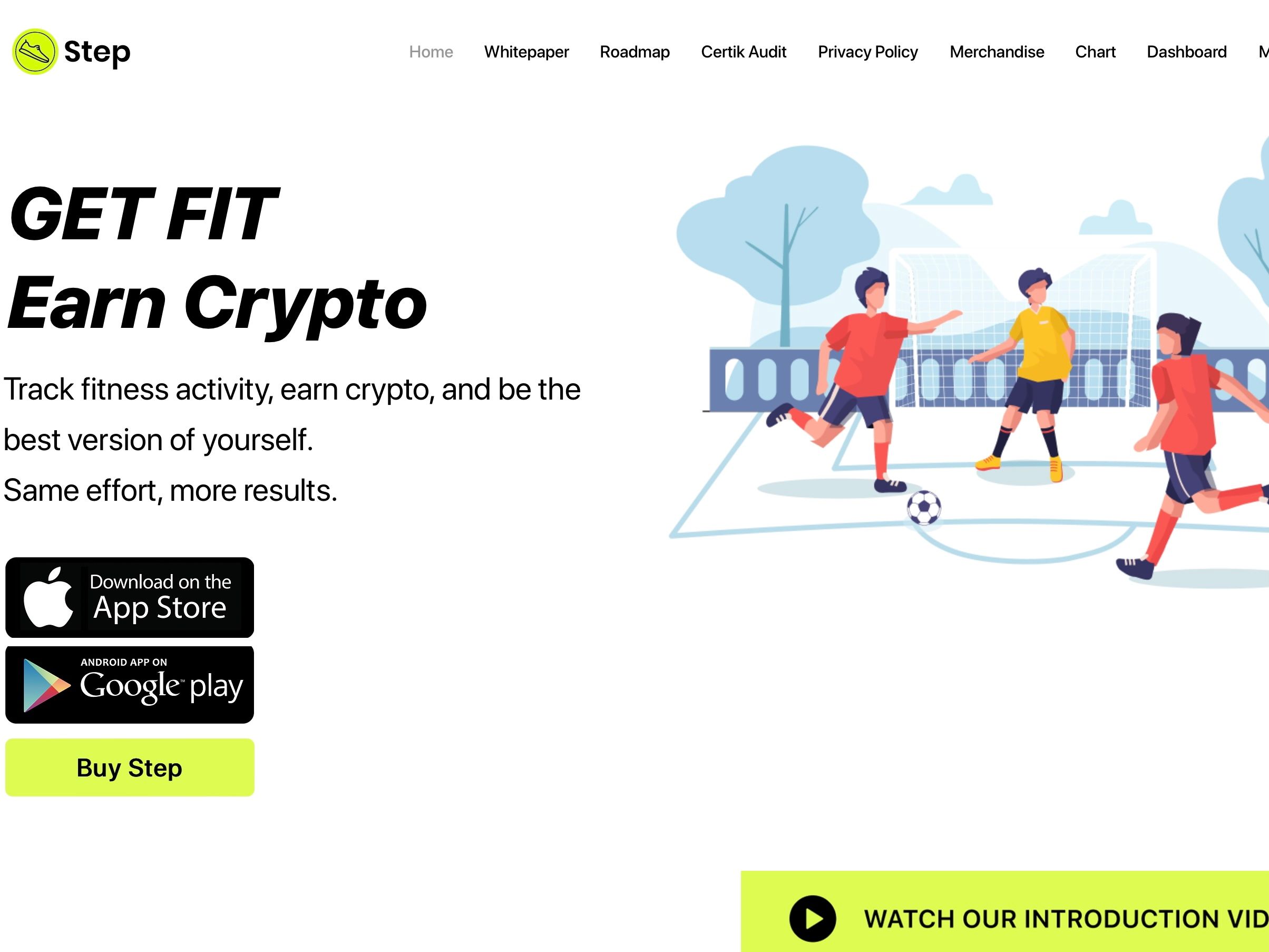 Step: Get Fit. Earn Cryptocurrency | BetaList