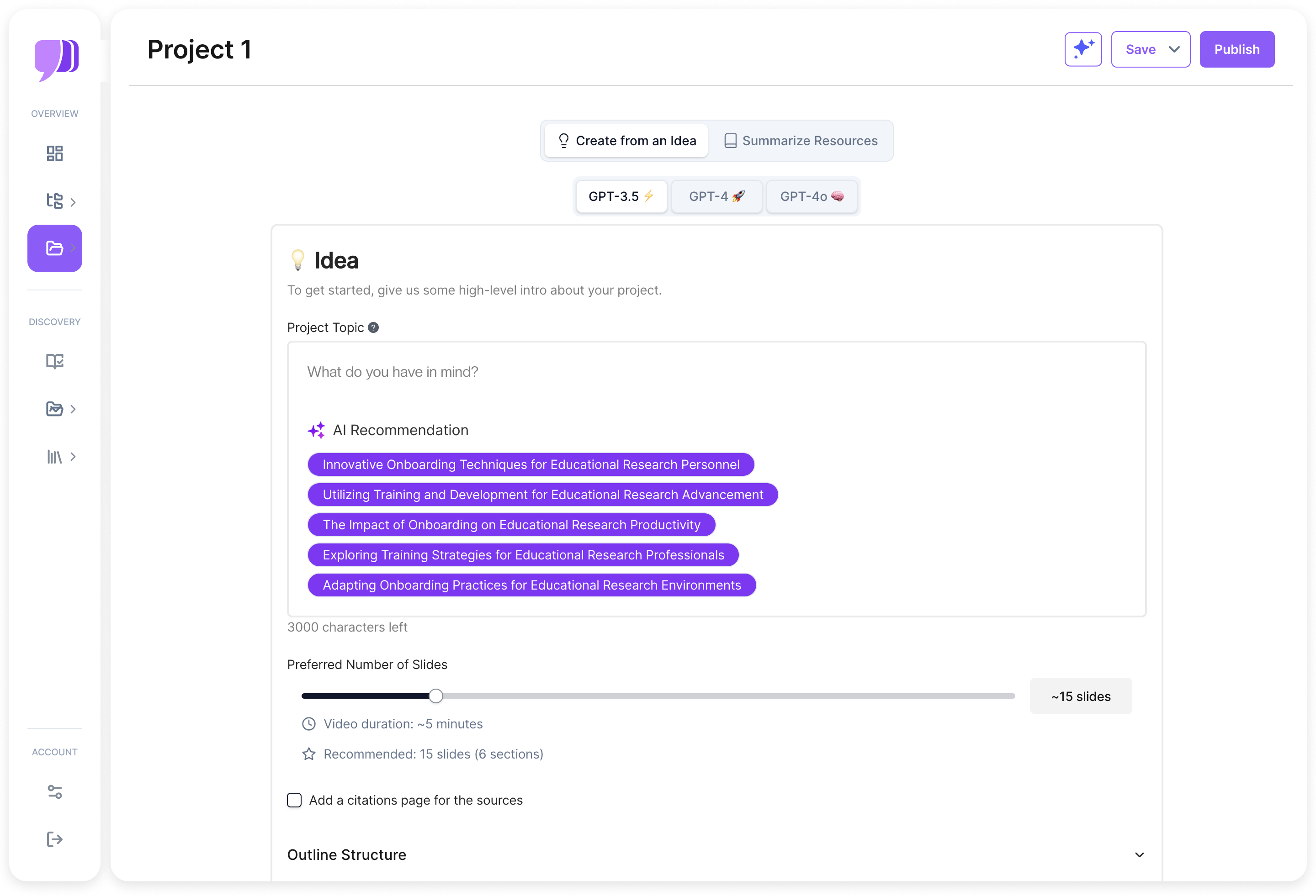 ChatSlide: Create your slides, videos with ease