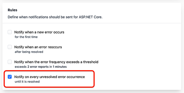 Screenshot of the Telebugs messaging interface showing a conversation including a notification about a resolved error and a request to confirm the notification sound is on.
