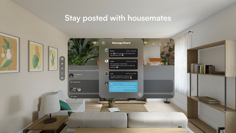 Screenshot of Houseshare AI: Rentals & Bills