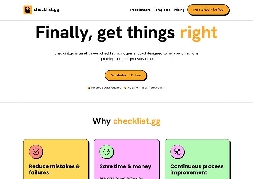 Checklist GG