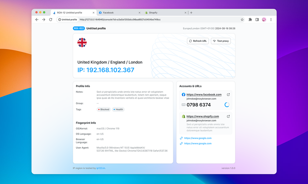 RoxyBrowser