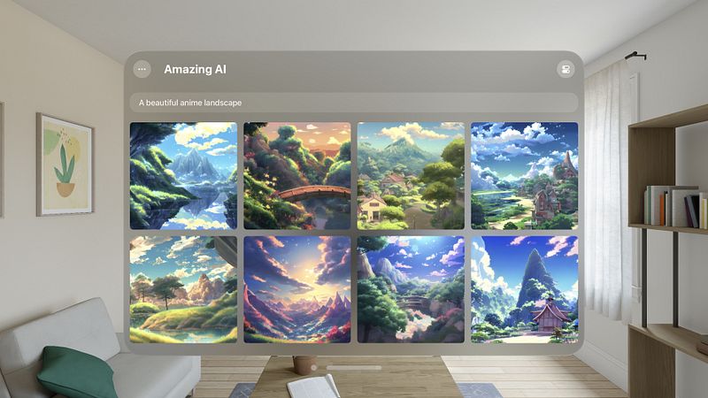 Screenshot of Amazing AI