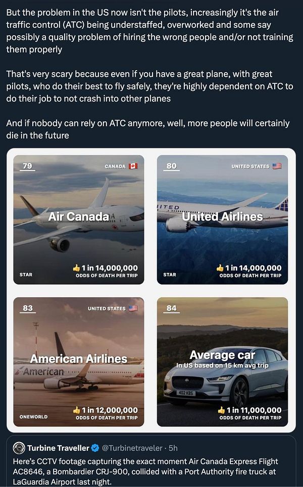 A black and white photo of an Air Canada airplane on the tarmac with one person beside it.