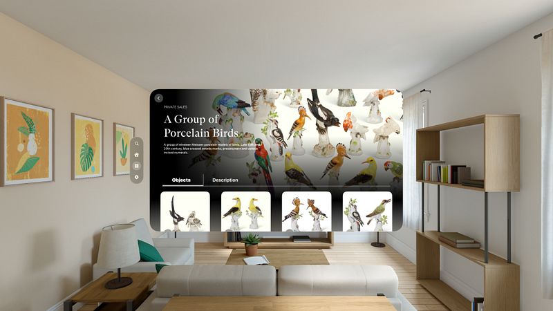 Screenshot of Christie's Select