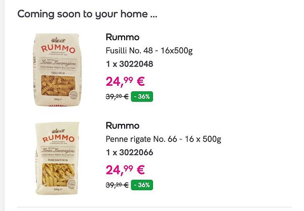 Stacked rectangular packages of Barilla pasta labeled with the brand and product details.