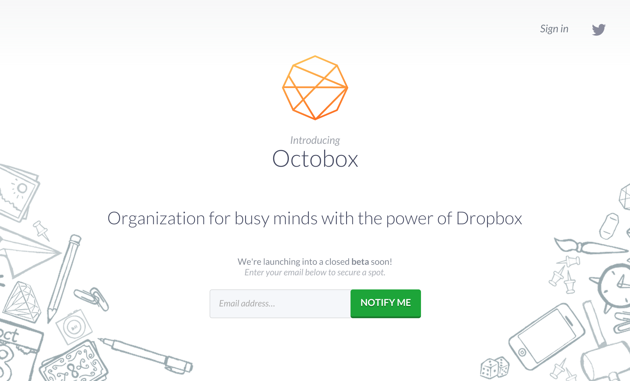 Octobox: Organization for busy minds with the power of | BetaList