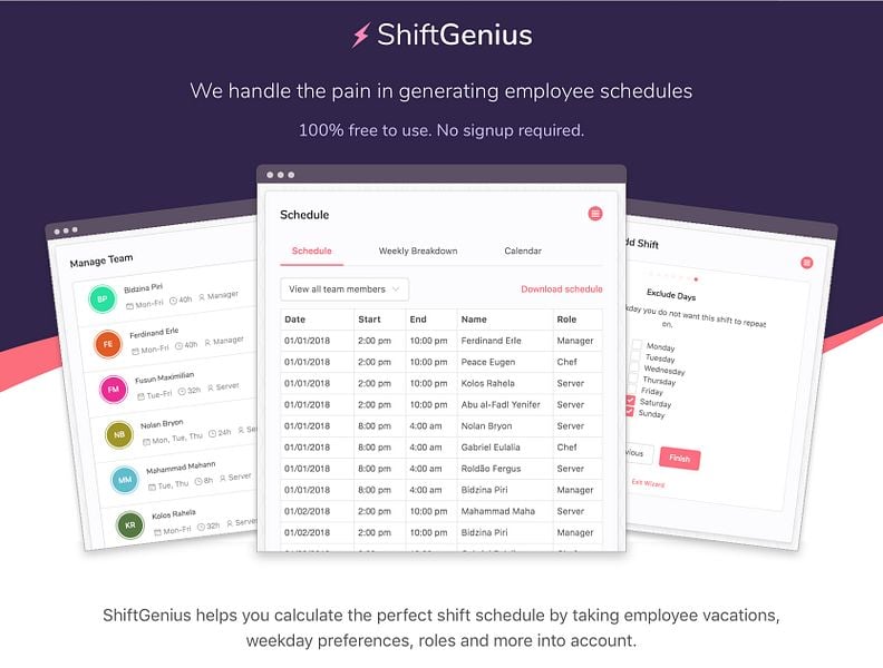 ShiftGenius
