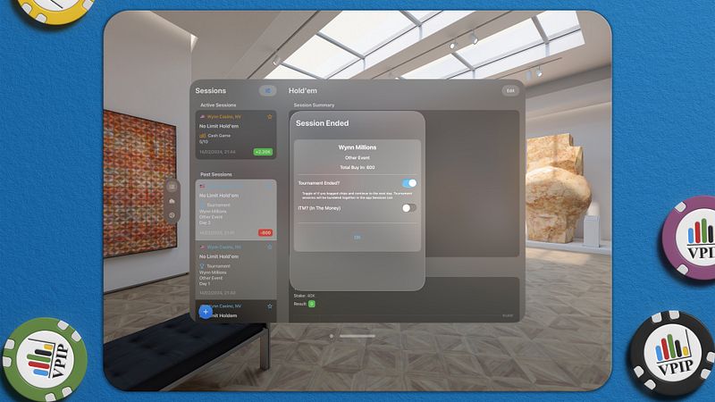 Screenshot of VPIP Poker Tracker