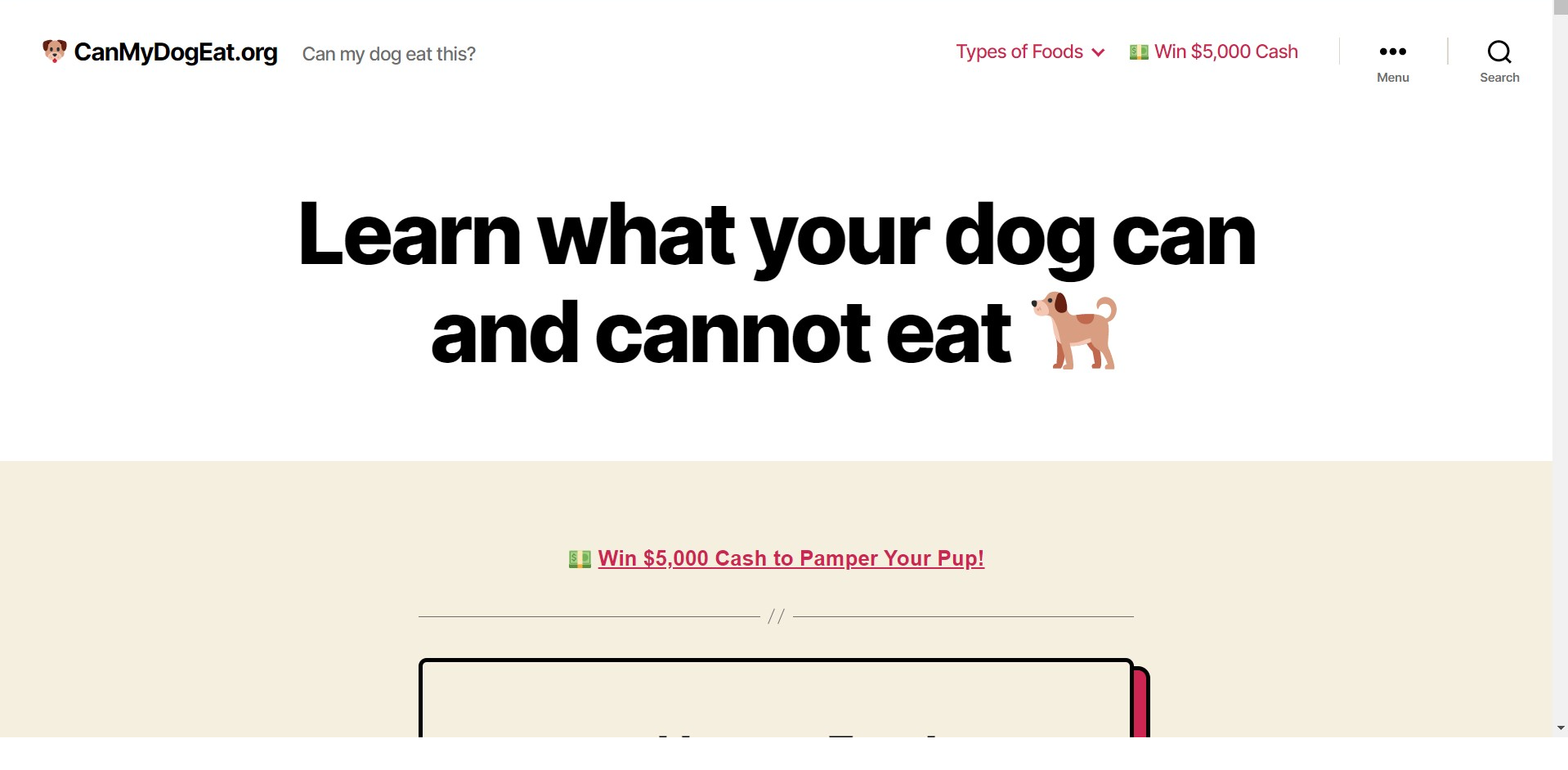 CanMyDogEat