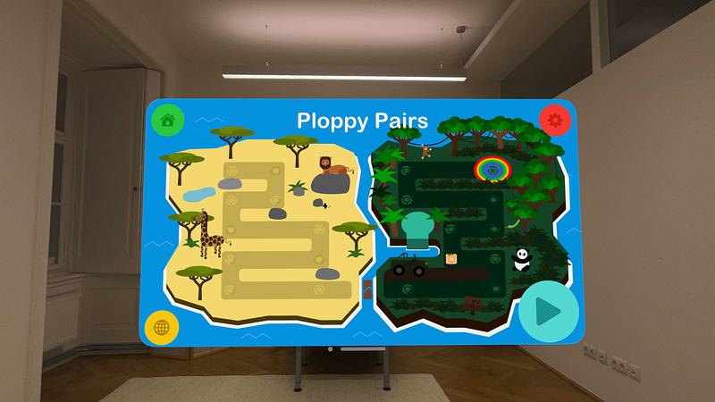 Screenshot of Vision Ploppy Pairs Full Space