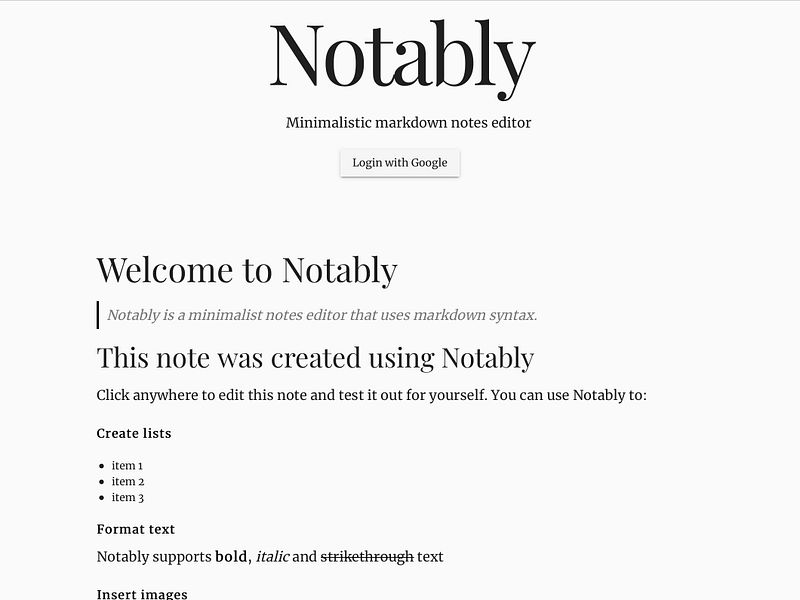 Notably