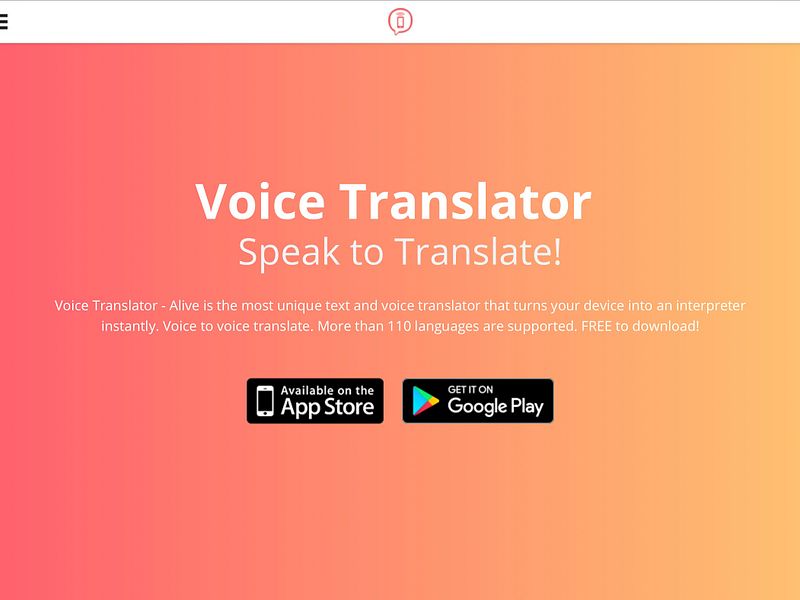 Voice Translator - Alive