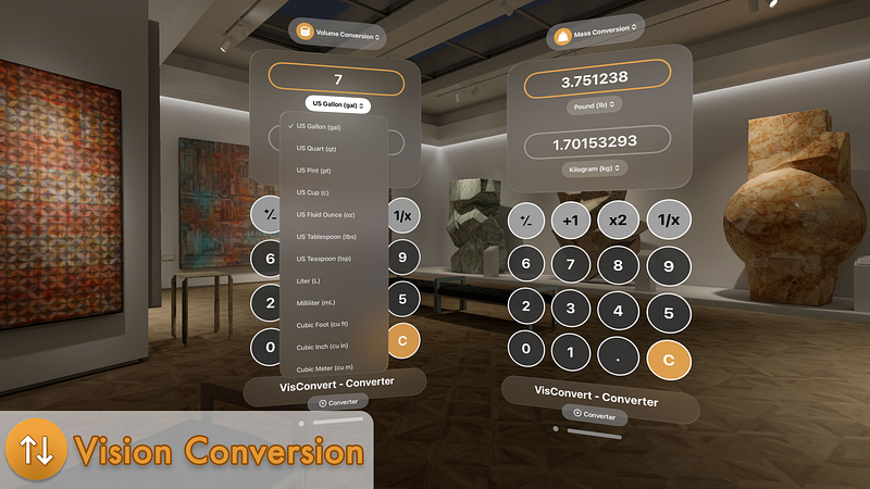 Screenshot of VisConvert - Conversion