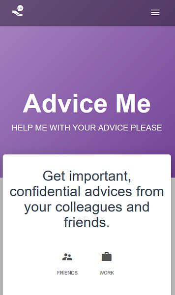 Advice me