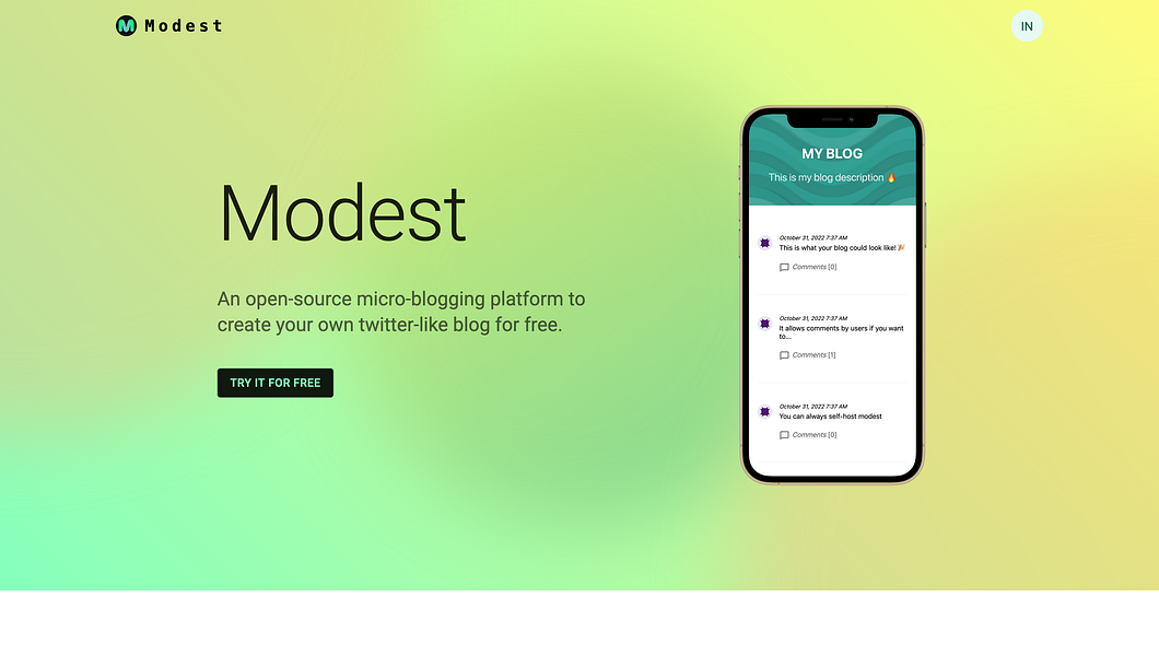 Modest