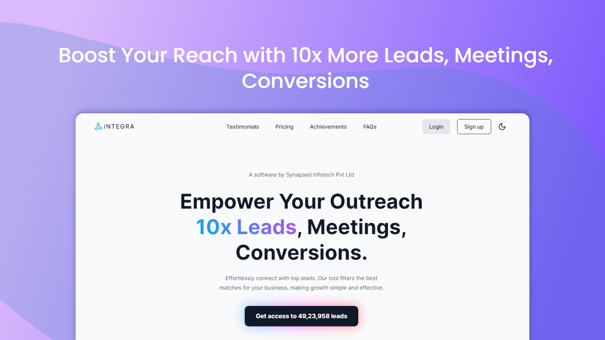Integra: Smart Lead Generation Platform | BetaList
