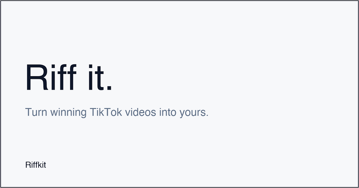 Riffkit