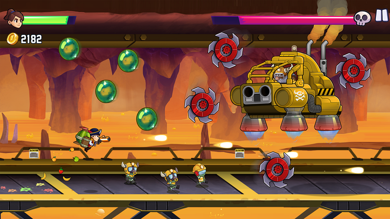 Screenshot of Jetpack Joyride 2