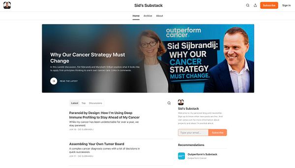 A web page layout featuring a top navigation bar with a subscription button and a main section with introductory text including a 'No thanks' link.