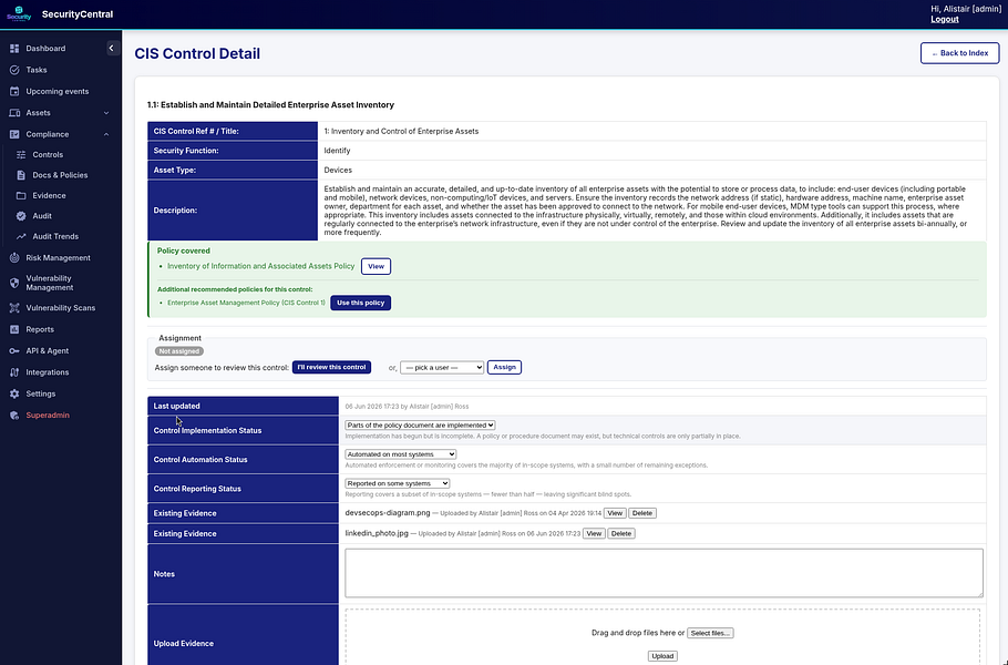 SecurityCentral