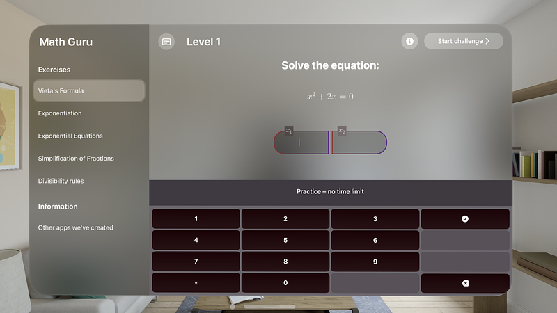 Screenshot of Math Guru - Personal Trainer