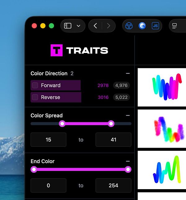 Screenshot of a user interface displaying a slider for adjusting numeric values with settings for minimum, maximum, and default values.