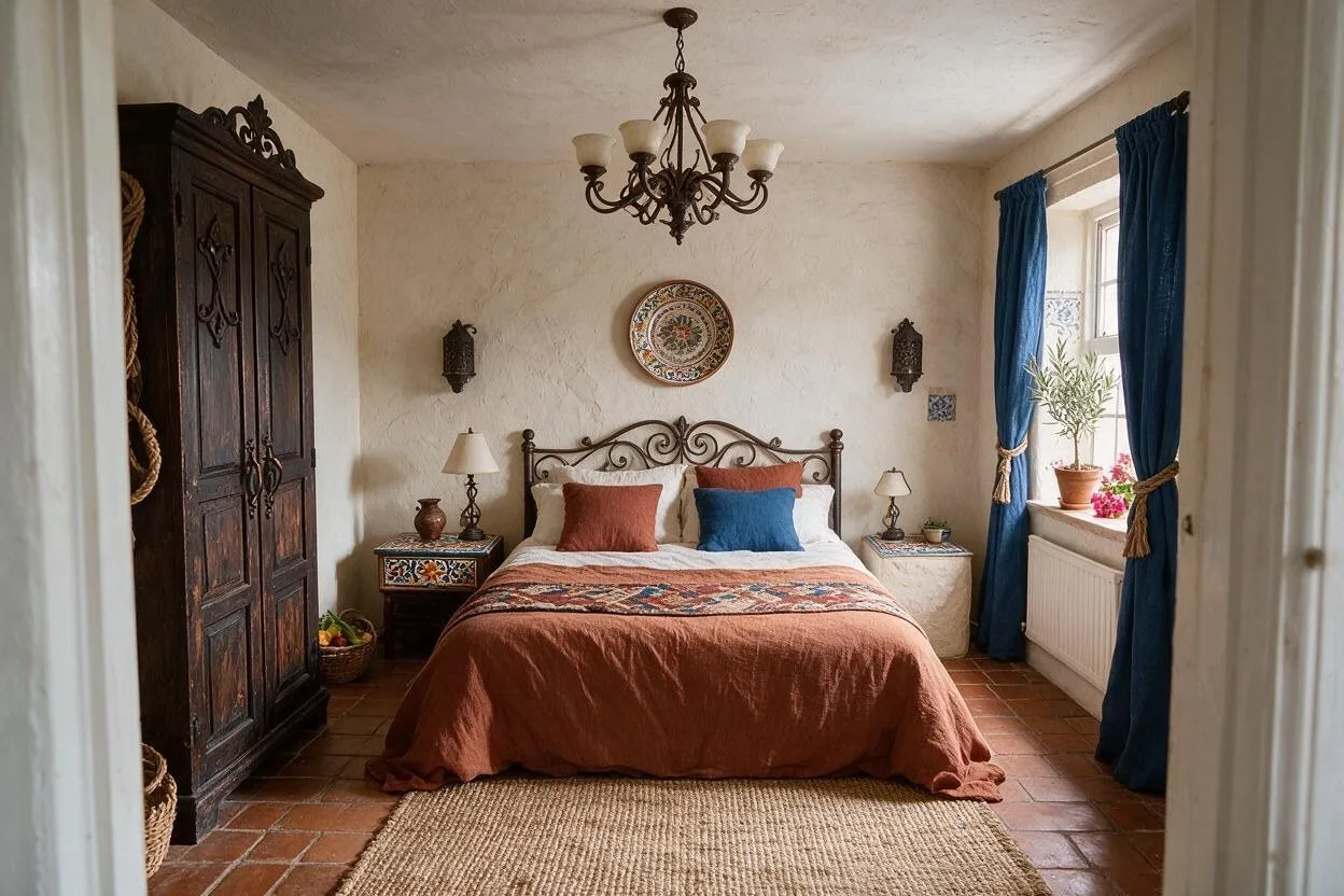 The same bedroom in the Mediterranean style
