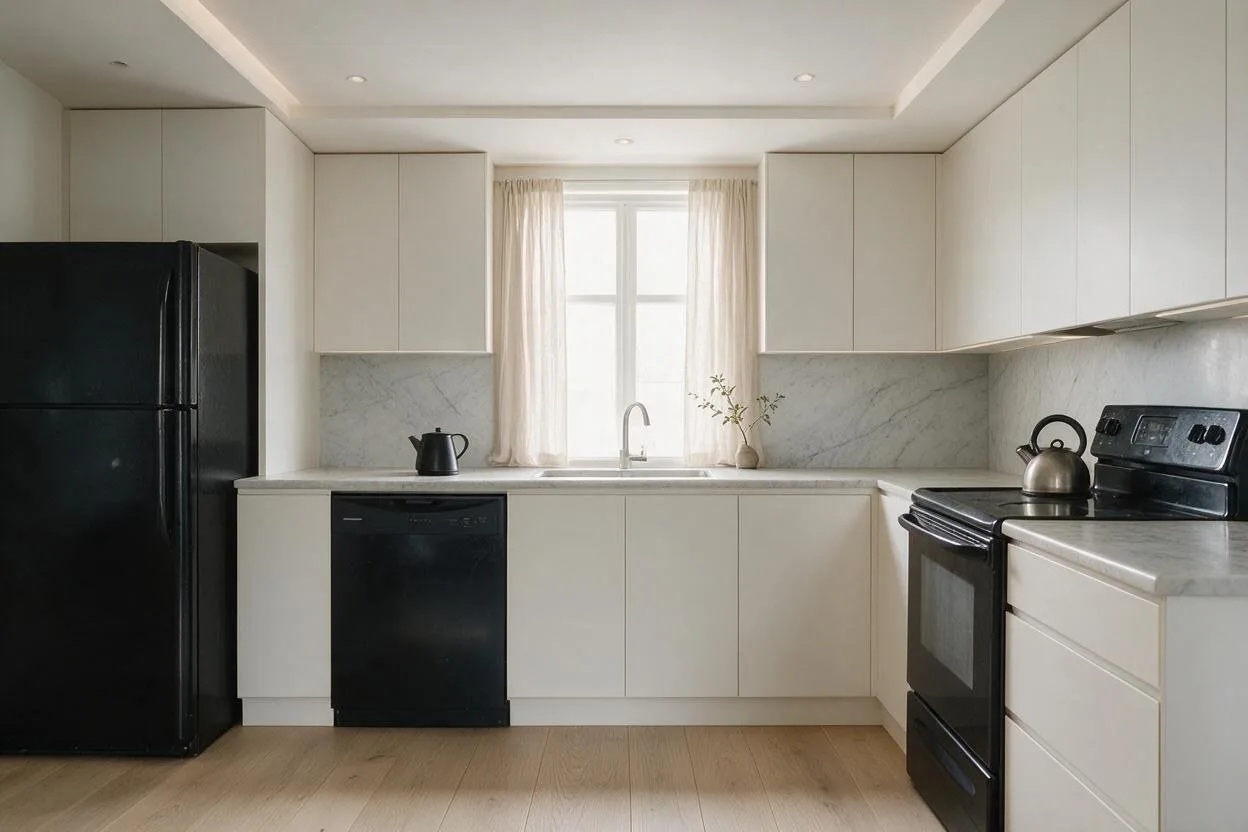 The same kitchen in the Minimalist style