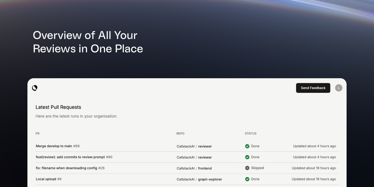 Callstack.ai PR Reviewer