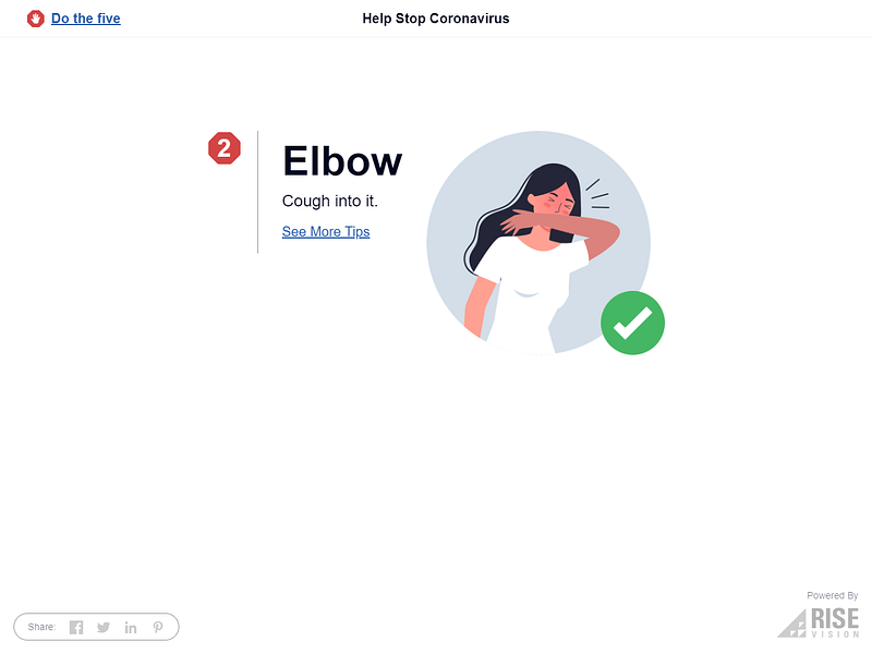 Coronavirus Tips New Tab
