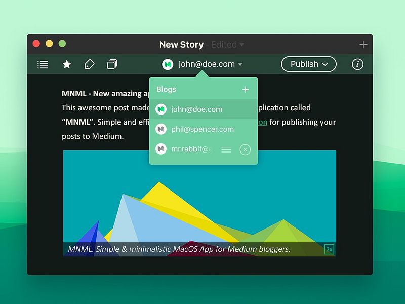 mnml app