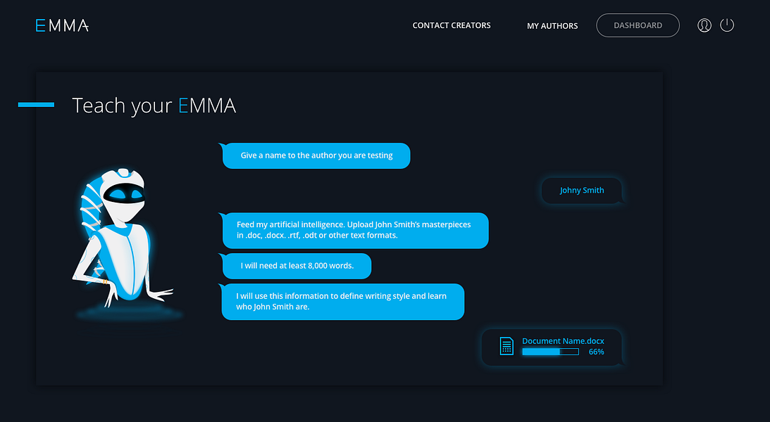 Emma Identity: A self-learning artificial intelligence that | BetaList