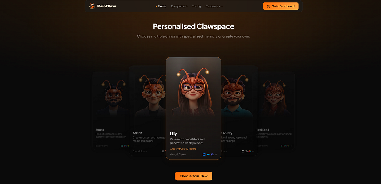PaioClaw – Deploy secure OpenClaw in under 60 seconds and save 50% on tokens visual 3