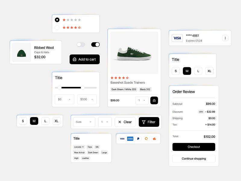 Figma E-Commerce System: Design System & UI Kit | BetaList